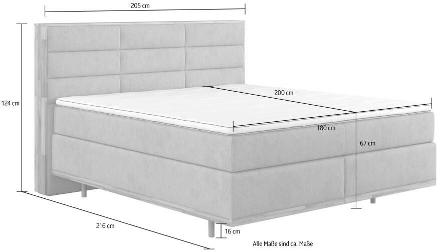 Home affaire Boxspring Gribelle Boxspring bed inclusief matrastopper - Foto 3