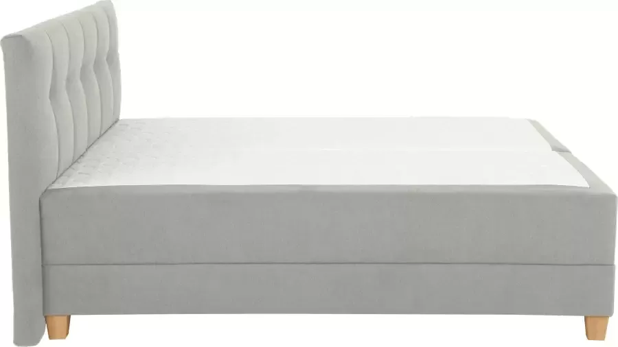 Home affaire Boxspring Lonrai in hardheid h2 & h3 en xxl extra lang 220 cm ter keuze incl. topmatras - Foto 8