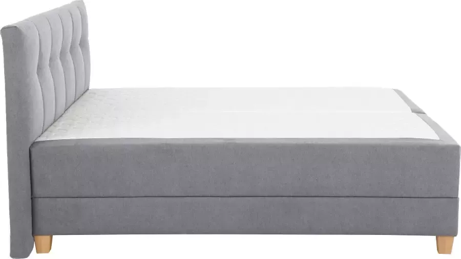 Home affaire Boxspring Lonrai in hardheid h2 & h3 en xxl extra lang 220 cm ter keuze incl. topmatras - Foto 8