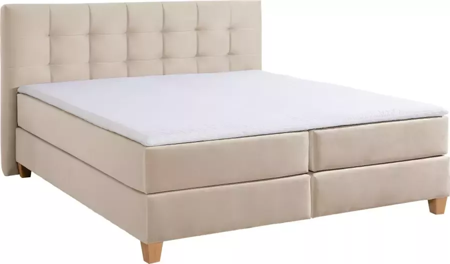Home affaire Boxspring Moulay incl. topmatras in extra lang 220 cm 3 hardheden ook in h4 - Foto 5
