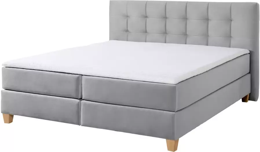 Home affaire Boxspring Moulay incl. topmatras in extra lang 220 cm 3 hardheden ook in h4 - Foto 4