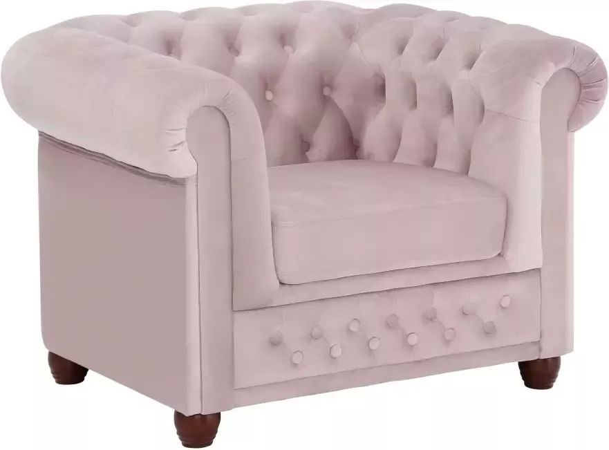 Home affaire Chesterfield-fauteuil New Castle hoogwaardige capitonnage bxdxh: 104x86x72 cm - Foto 5