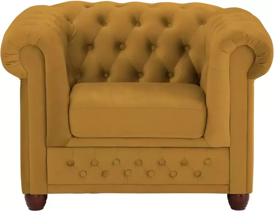 Home affaire Chesterfield-fauteuil New Castle hoogwaardige capitonnage bxdxh: 104x86x72 cm - Foto 4