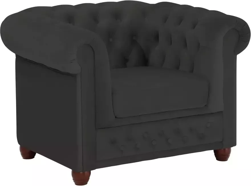 Home affaire Chesterfield-fauteuil New Castle Sessel hoogwaardige capitonnage bxdxh: 104x86x72 cm - Foto 3