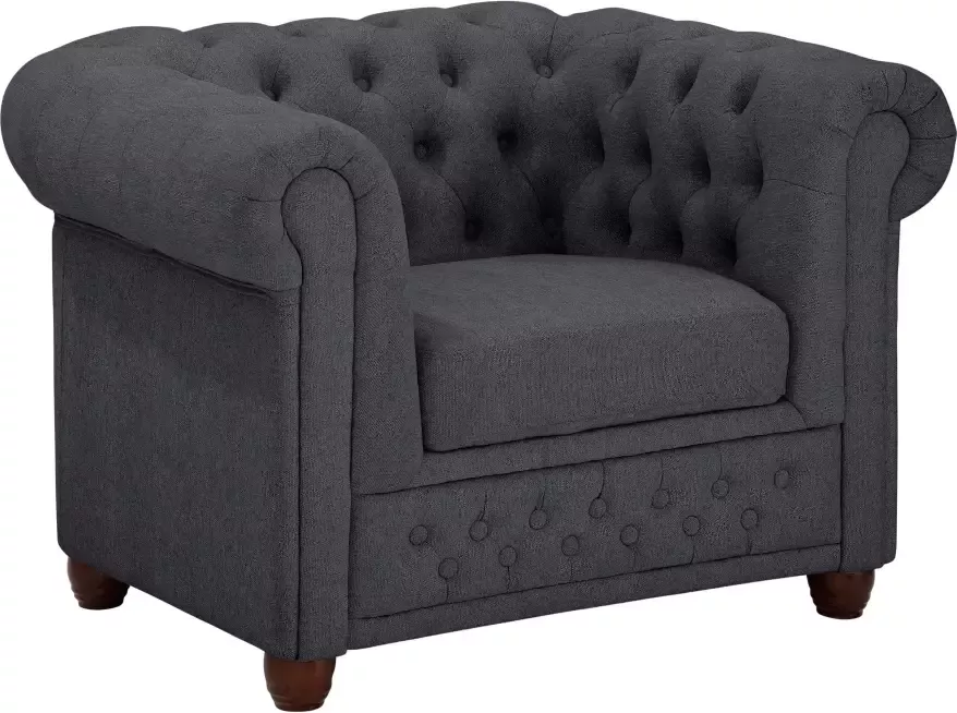 Home affaire Chesterfield-fauteuil New Castle Sessel hoogwaardige capitonnage bxdxh: 104x86x72 cm - Foto 4