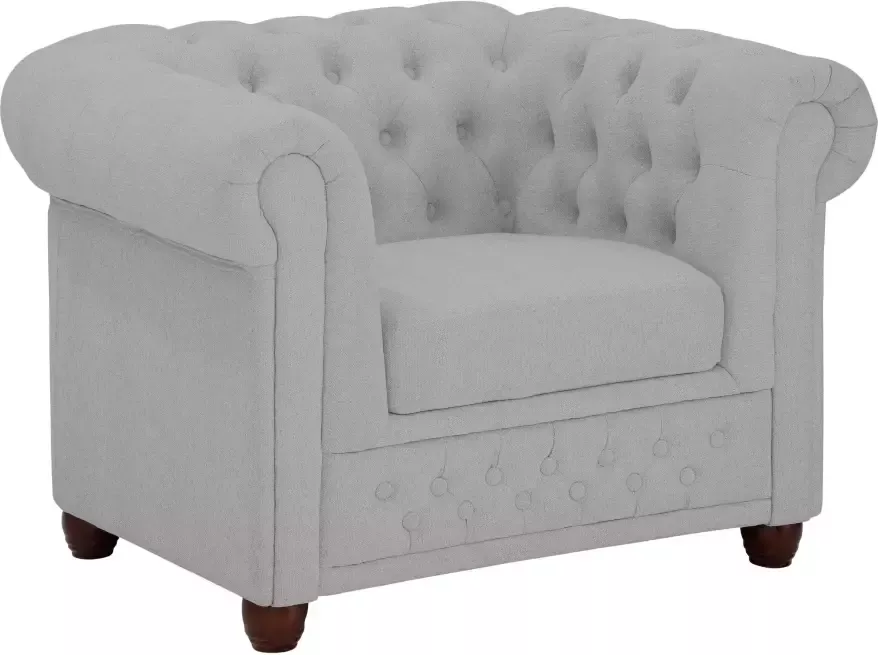 Home affaire Chesterfield-fauteuil New Castle hoogwaardige capitonnage bxdxh: 104x86x72 cm - Foto 4