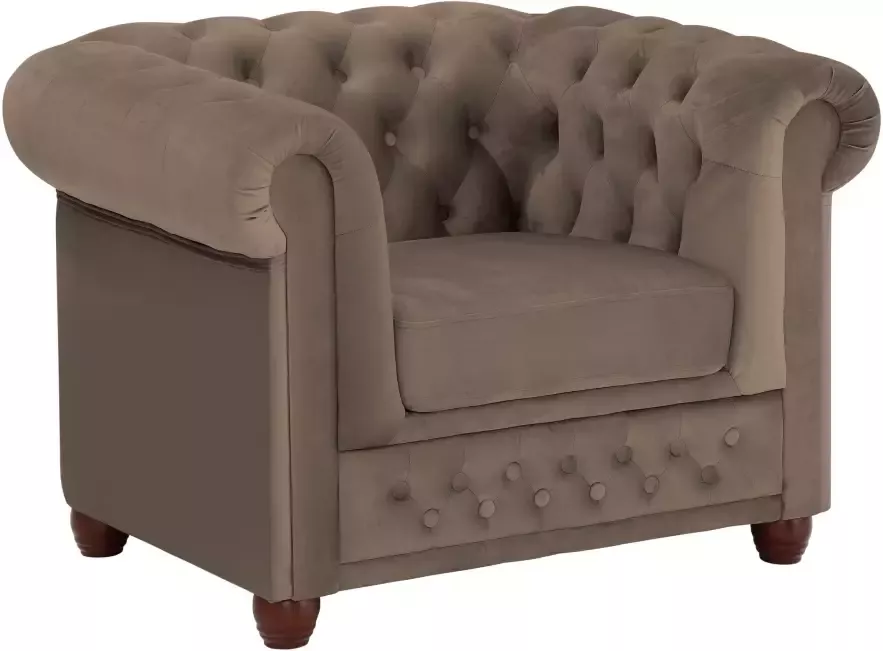 Home affaire Chesterfield-fauteuil New Castle Sessel hoogwaardige capitonnage bxdxh: 104x86x72 cm - Foto 4