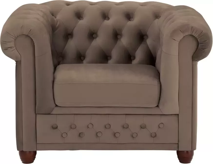 Home affaire Chesterfield-fauteuil New Castle Sessel hoogwaardige capitonnage bxdxh: 104x86x72 cm - Foto 3