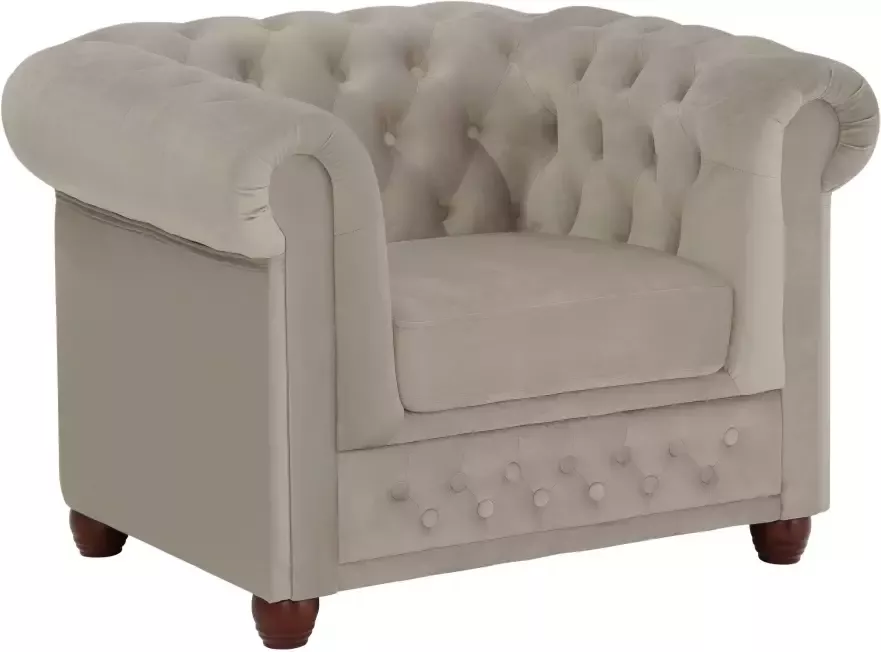 Home affaire Chesterfield-fauteuil New Castle Sessel hoogwaardige capitonnage bxdxh: 104x86x72 cm - Foto 4