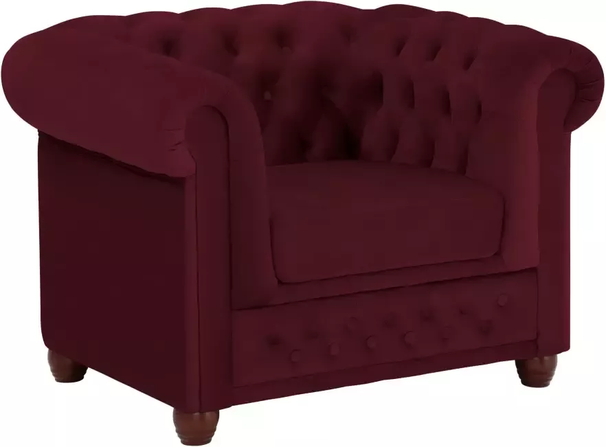 Home affaire Chesterfield-fauteuil New Castle Sessel hoogwaardige capitonnage bxdxh: 104x86x72 cm - Foto 4