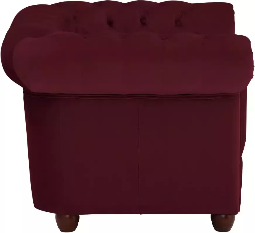 Home affaire Chesterfield-fauteuil New Castle Sessel hoogwaardige capitonnage bxdxh: 104x86x72 cm