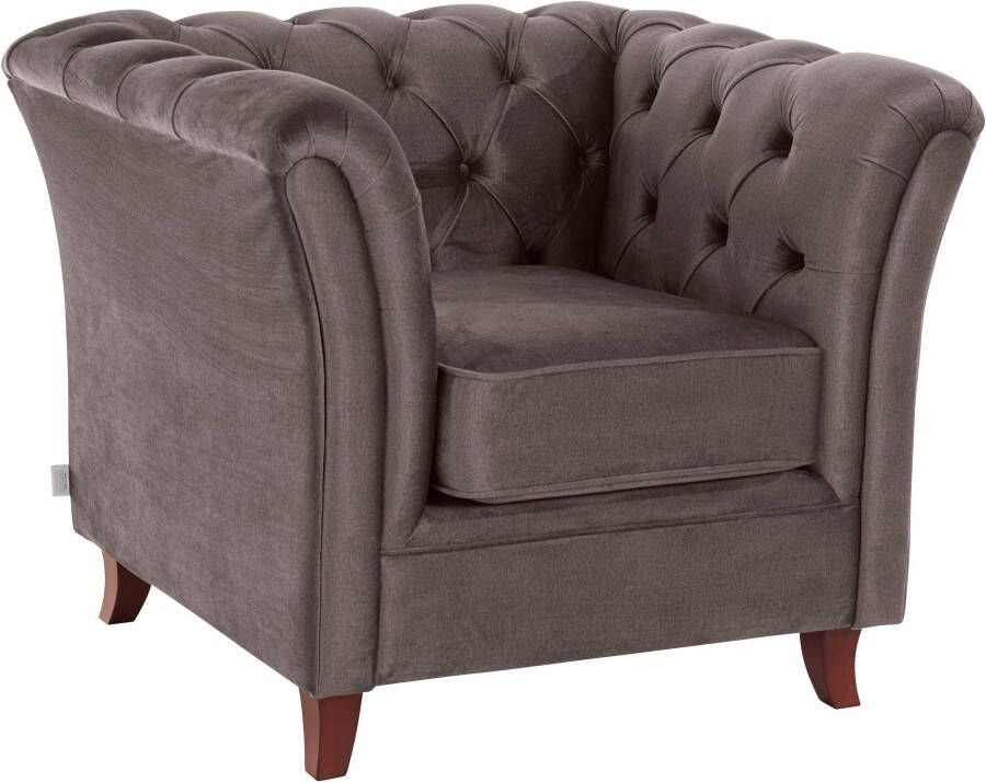 Home affaire Chesterfield-fauteuil Reims met echte chesterfield-capitonnage uitstekende verwerking - Foto 5