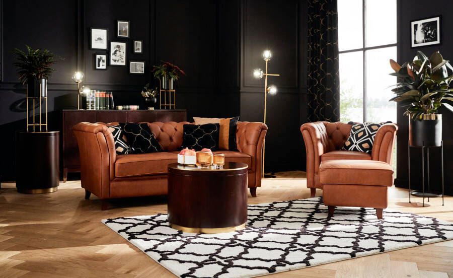 Home affaire Chesterfield-fauteuil Reims met echte chesterfield-capitonnage uitstekende verwerking - Foto 8