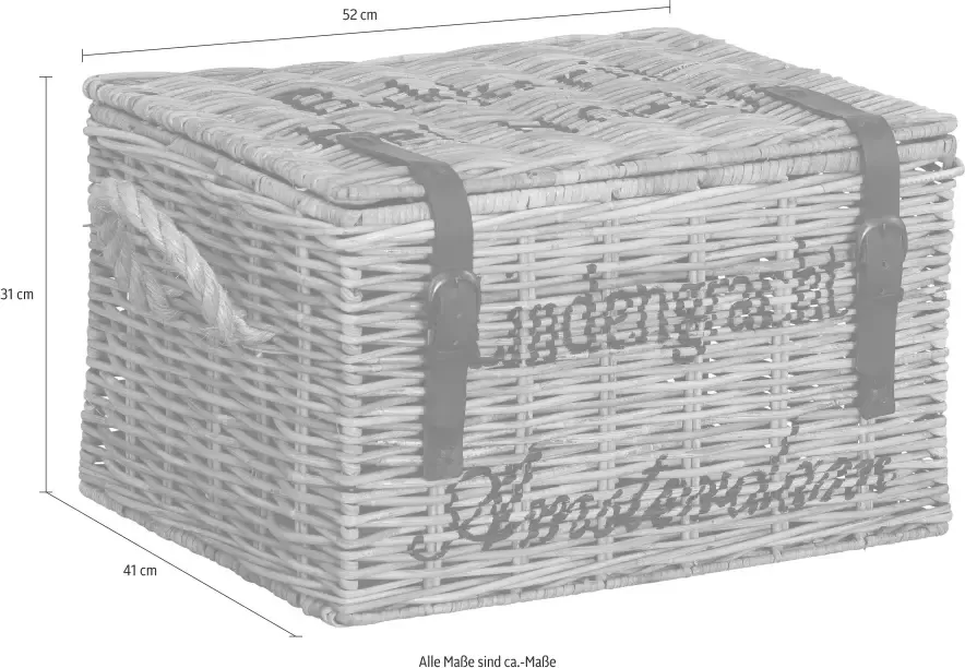 Home affaire Dekenkist met opbergruimte en print - Foto 6