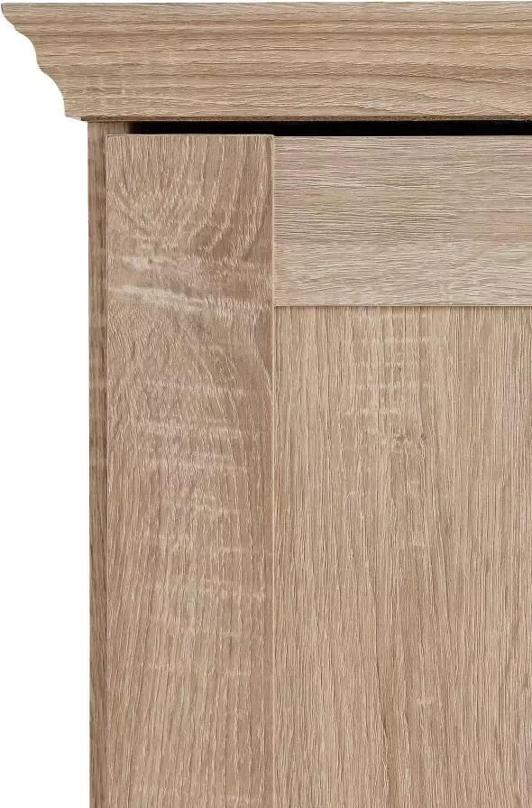 Home affaire Draaideurkast Binz Multifunctionele kast hout-look met opbergmogelijkheden hoogte 130 cm - Foto 4