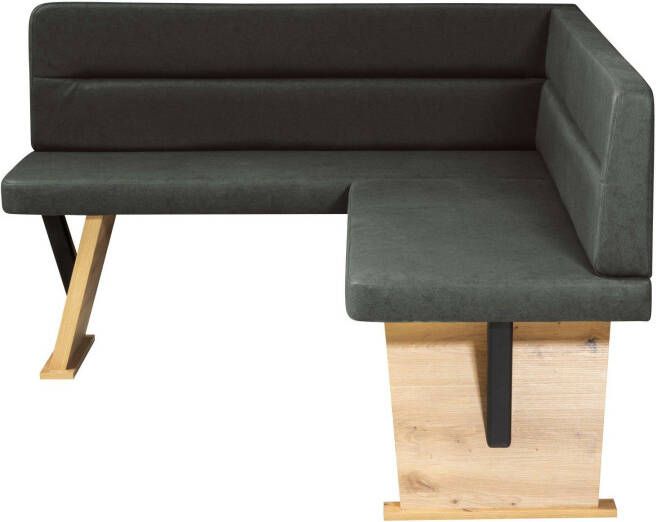Home affaire Eethoek Laros zitgroep hoekbank stoelen tafel perfect voor keuken eetkamer woonkamer bestseller (set 4-delig) - Foto 6