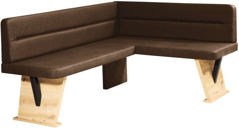 Home affaire Eethoek Laros zitgroep hoekbank stoelen tafel perfect voor keuken eetkamer woonkamer bestseller (set 4-delig) - Foto 9