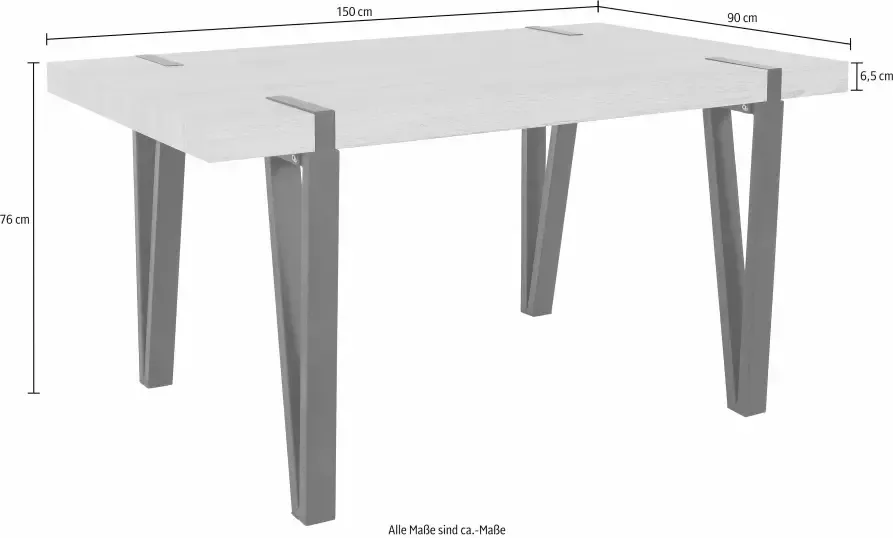 Home affaire Eethoek Sanchez en Bradford met tafel breedte 150 cm (set 5-delig) - Foto 4