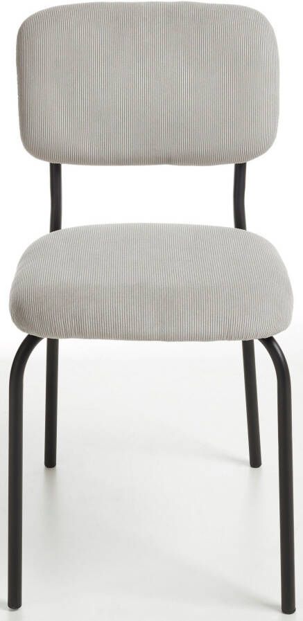 Home affaire Eetkamerstoel moderne stoel met cordhoes in een (set 2 stuks) - Foto 5