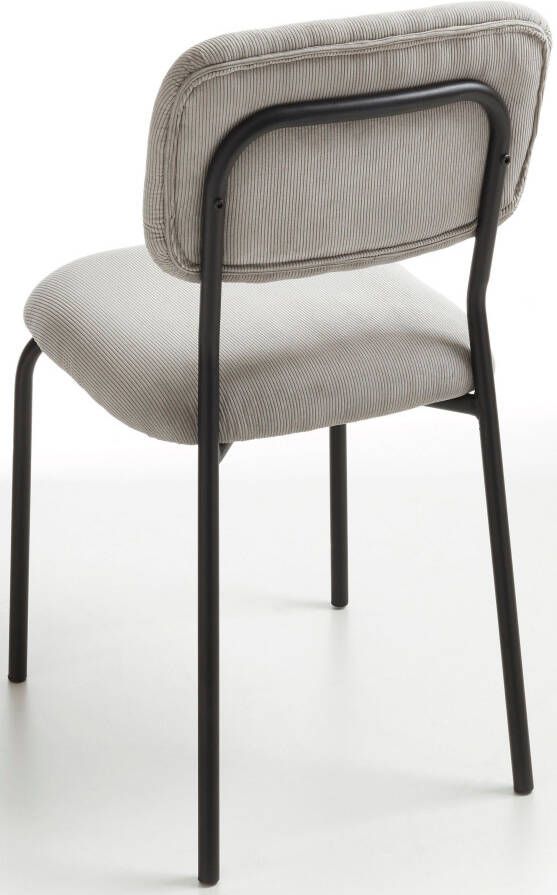 Home affaire Eetkamerstoel moderne stoel met cordhoes in een (set 2 stuks) - Foto 3