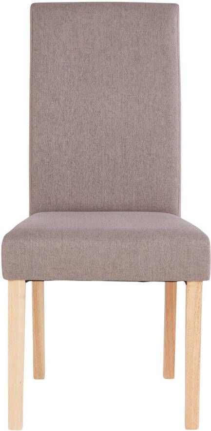 Home affaire Eetkamerstoel Gestoffeerde stoel met massief houten poten - Foto 7