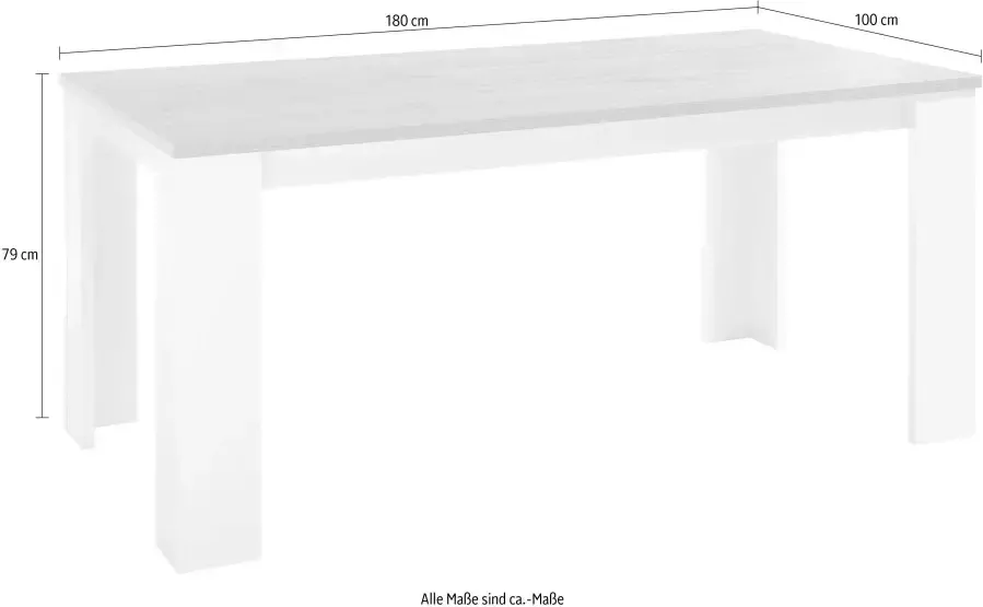 Home affaire Eettafel Orlando Breedte ca. 180 cm - Foto 3