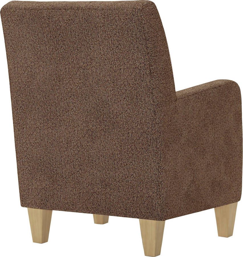 Home affaire Fauteuil Viva met binnenvering met beukenhouten poten - Foto 1