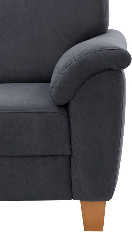 Home affaire Fauteuil Alta met binnenvering en contrastnaad poten beuken eikenkleur - Foto 12