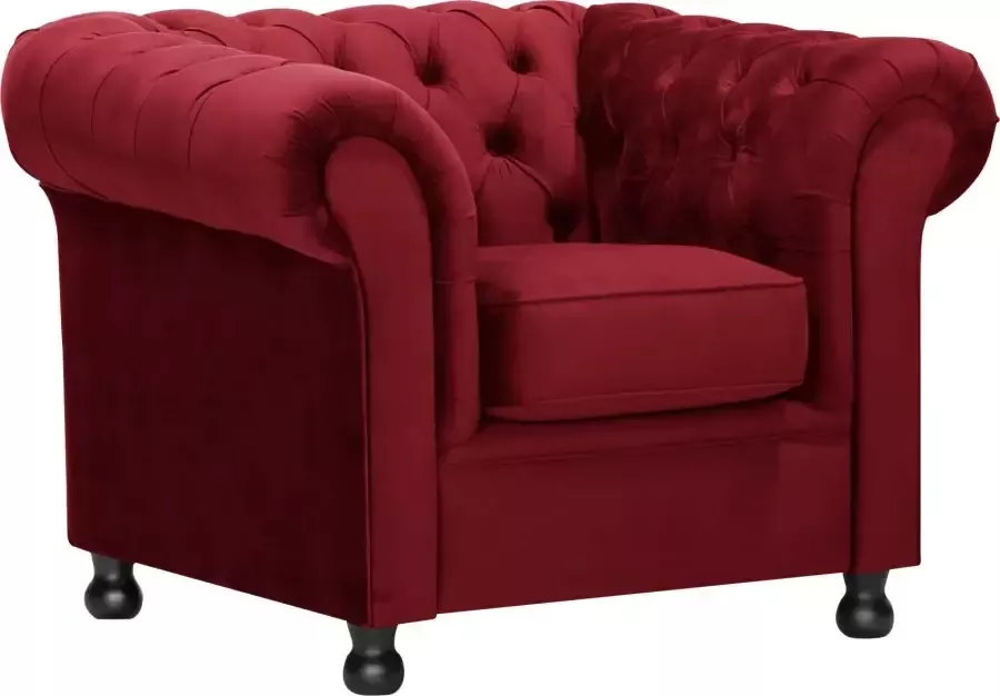 Home affaire Fauteuil Chesterfield Home met chique capitonnage en kenmerkende armleuningen - Foto 3