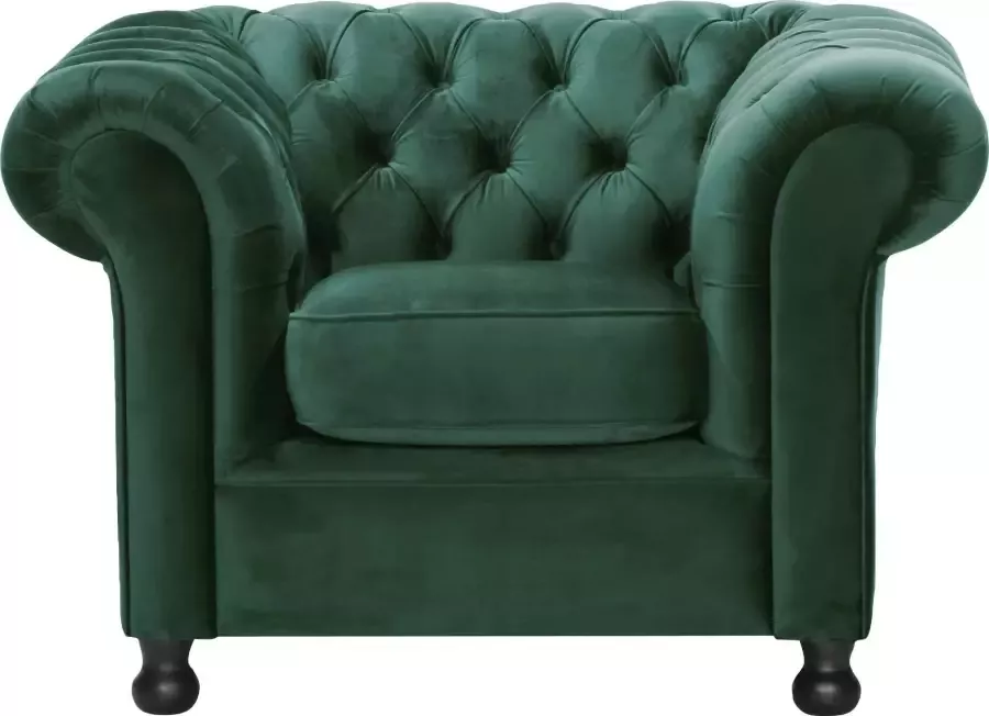 Home affaire Fauteuil Chesterfield Home met chique capitonnage en kenmerkende armleuningen - Foto 3