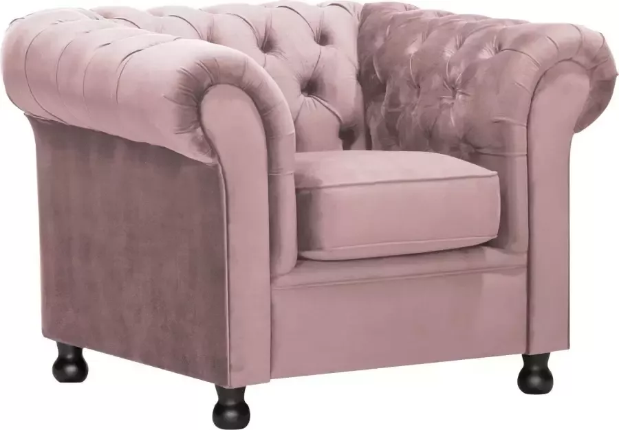 Home affaire Fauteuil Chesterfield Home met chique capitonnage en kenmerkende armleuningen - Foto 3