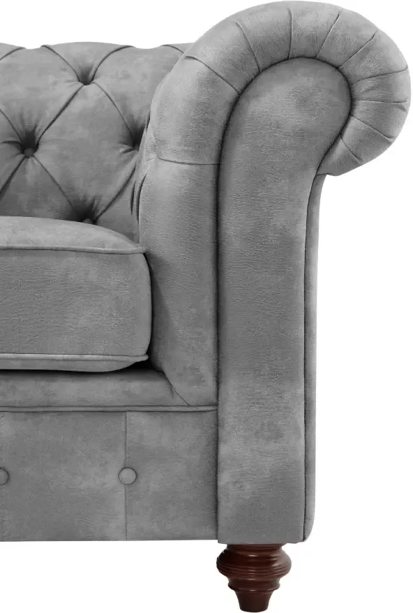 Home affaire Fauteuil CHESTERFIELD met hoogwaardige knoopdetails ook in leer - Foto 8