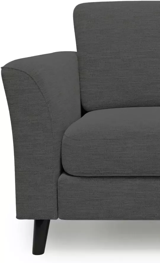 Home affaire Fauteuil Gröde zacht zitcomfort van zwarte houten poten - Foto 6