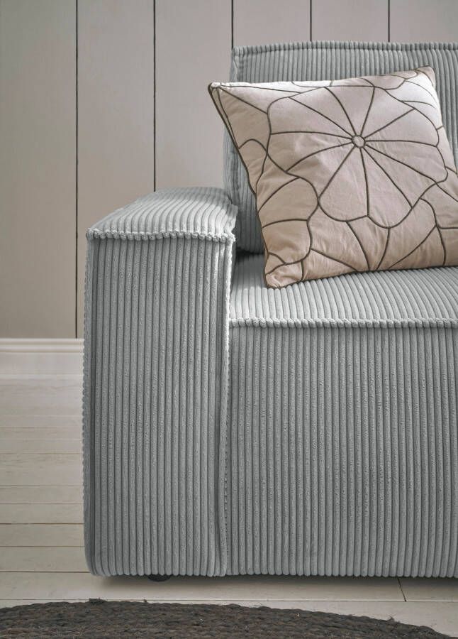 Home affaire Fauteuil Sherwood Loveseat en hocker als set passend bij de bekleding-serie SHERWOOD - Foto 5