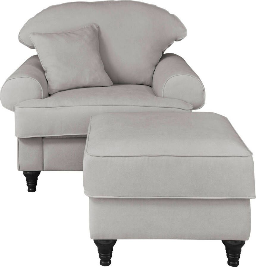 Home affaire Fauteuil Westminster met binnenveringsinterieur (set 2 stuks) - Foto 3