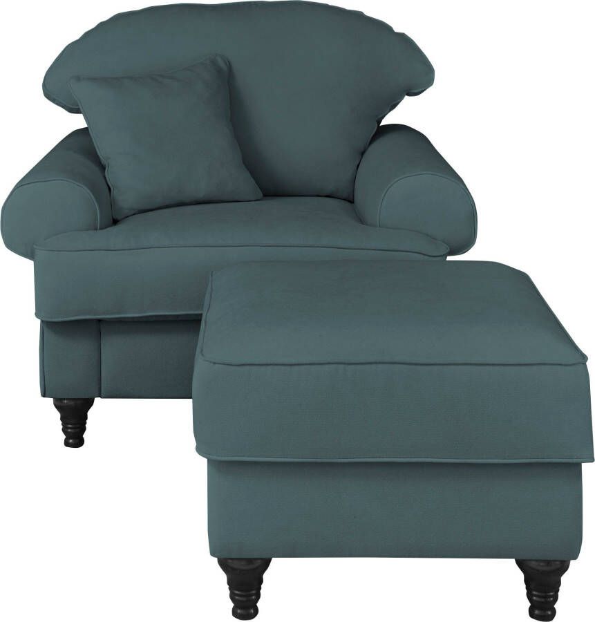 Home affaire Fauteuil Westminster met binnenveringsinterieur (set 2 stuks) - Foto 3