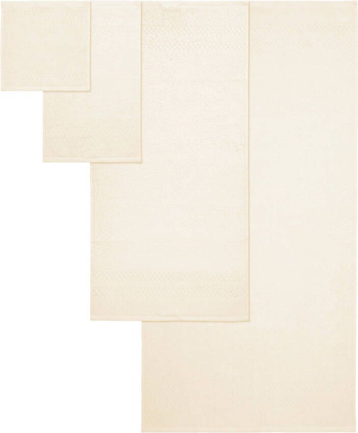 Home affaire Handdoekenset Regona pluizig en zacht premium handdoeken met boorden 500 gr m² (set 10 stuks) - Foto 4