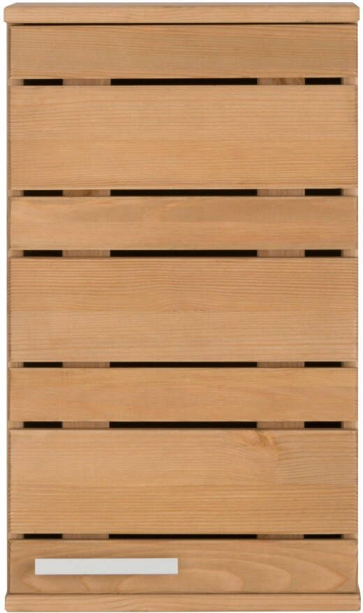 Home affaire Hangend kastje Josie Breedte 30 cm van massief hout verstelbare plank metalen greep - Foto 6
