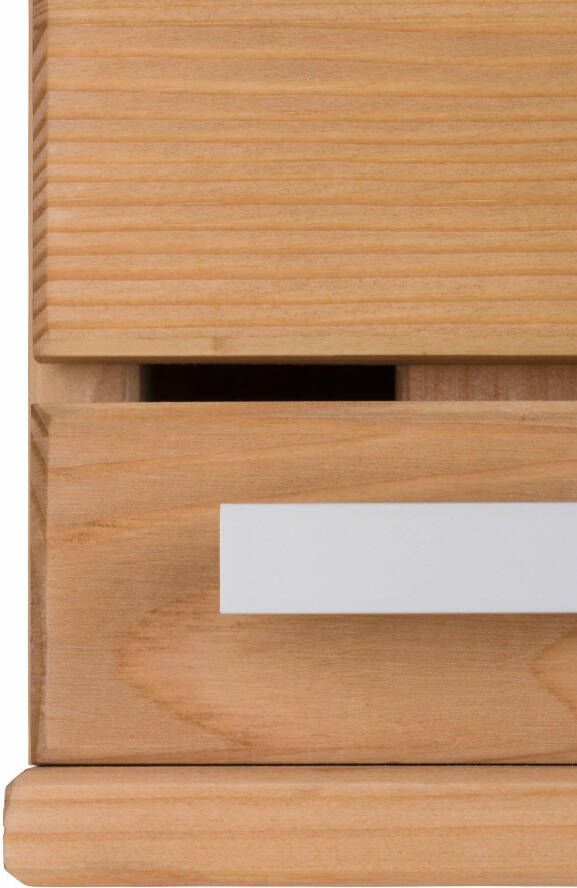 Home affaire Hangend kastje Josie Breedte 30 cm van massief hout verstelbare plank metalen greep - Foto 5