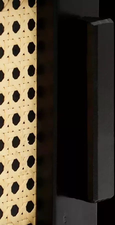 Home affaire Highboard Linz met rotan vlechtwerk op de deurfronten massief hout twee kleurvarianten - Foto 10