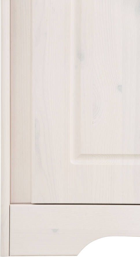 Home affaire Highboard Pöhl Breedte 95 cm hoogte 140 cm met 1 glazen deur 3 brede planken - Foto 6