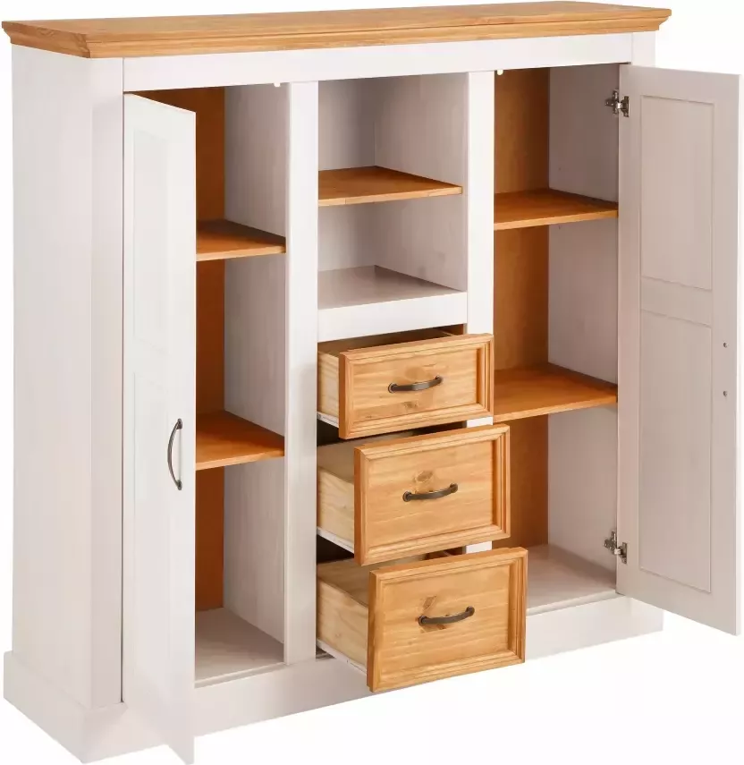 Home affaire Highboard Selma Breedte 130 cm - Foto 2