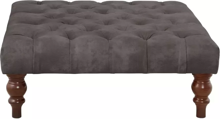 Home affaire Hocker CHESTERFIELD met knoopsluiting ook in leer - Foto 4