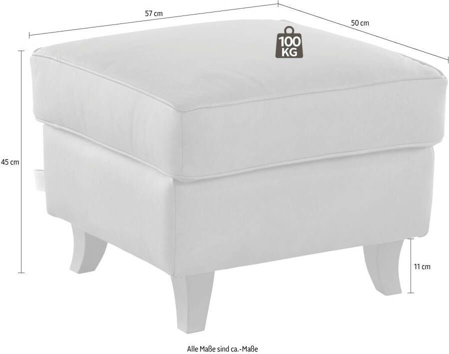 Home affaire Hocker Reims echte chesterfield-capitonnage fluwelige look met changerende look - Foto 3