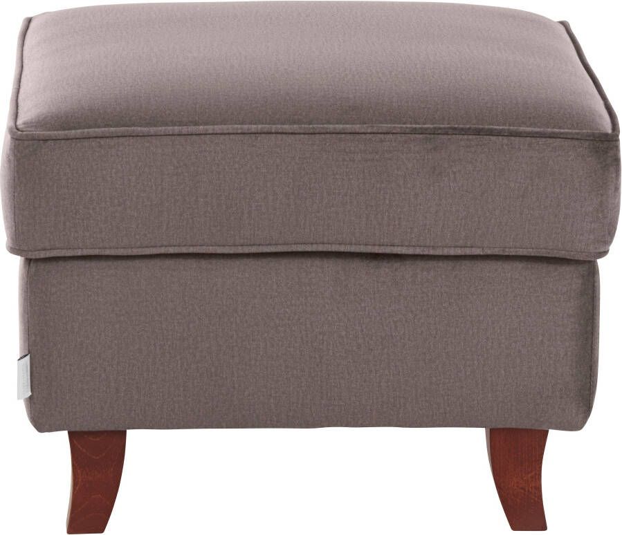 Home affaire Hocker Reims echte chesterfield-capitonnage fluwelige look met changerende look