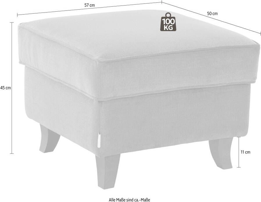 Home affaire Hocker Reims echte chesterfield-capitonnage fluwelige look met changerende look - Foto 3
