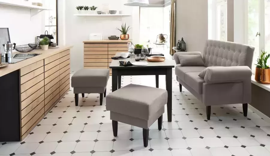 Home affaire Hocker Scalea met binnenveringsinterieur - Foto 4