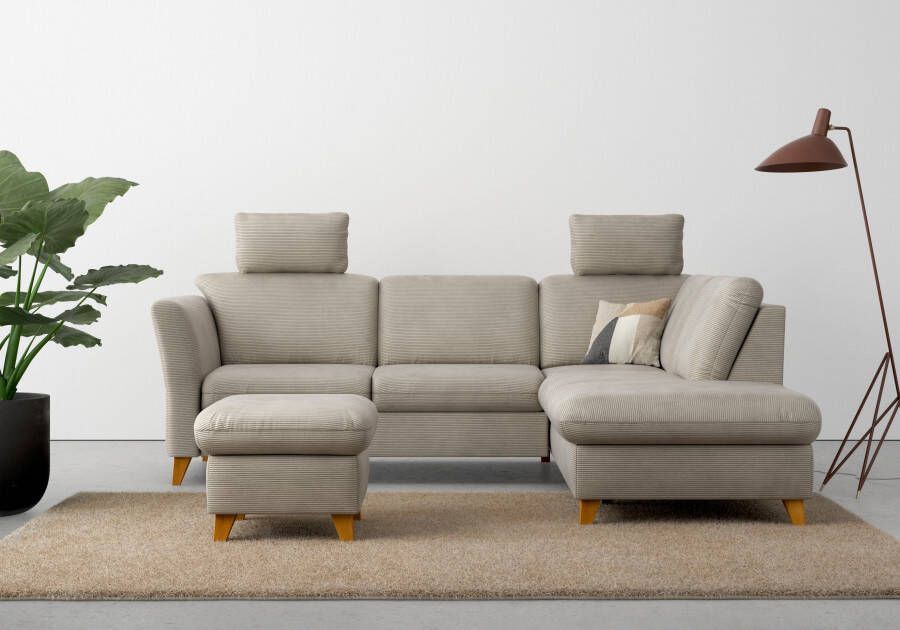 Home affaire Hocker Trelleborg met cordbekleding met opbergvak inclusief binnenveringsinterieur - Foto 5