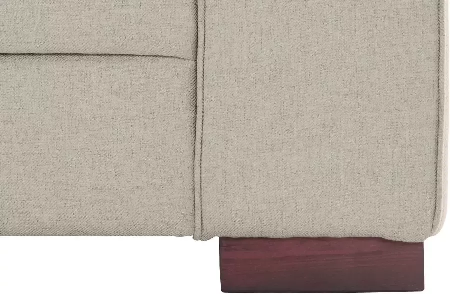 Home affaire Hoekbank Broughton L-vorm zacht zitcomfort incl. 4 sierkussens opstaande naad - Foto 3