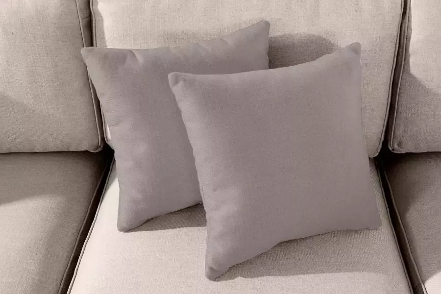 Home affaire Hoekbank Broughton L-vorm zacht zitcomfort incl. 4 sierkussens opstaande naad - Foto 2